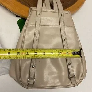 Longchamp | Bags | Longchamp Vintage Cream Leather Mini  display picture 3